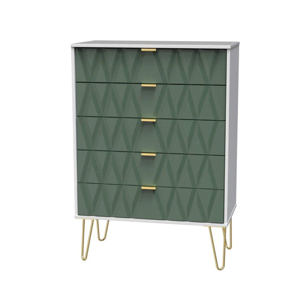 Ready Assembled 5 Drawer Chests