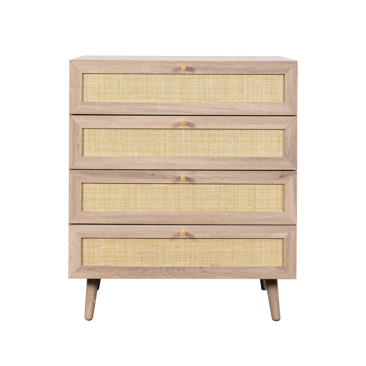 Willow Rattan 4 Drawer Chest of Drawers