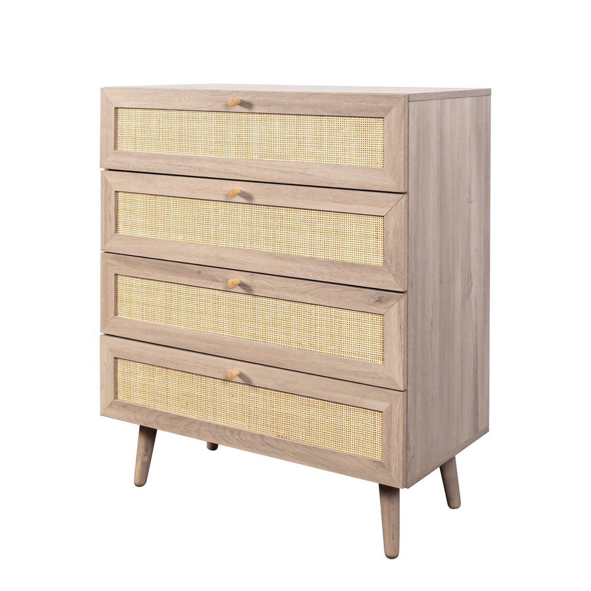 Willow Rattan 4 Drawer Chest of Drawers