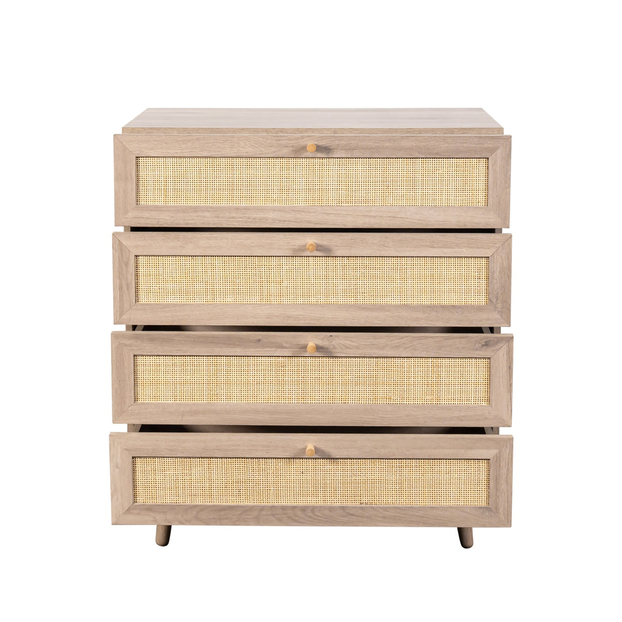 Willow Rattan 4 Drawer Chest of Drawers