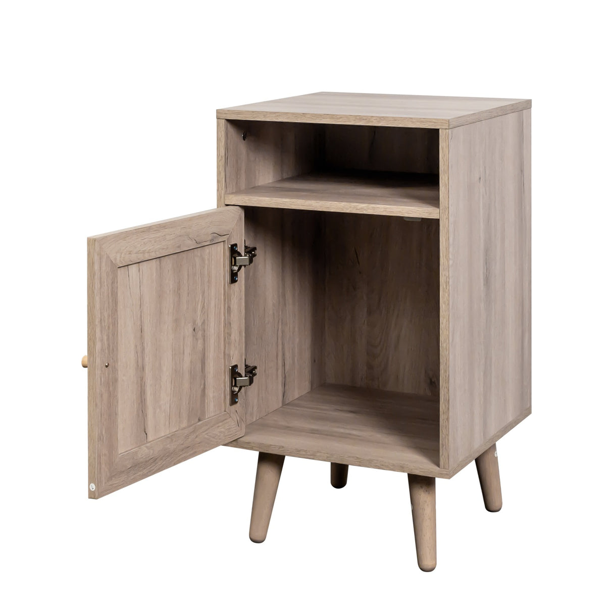 Willow Rattan 1 Door Bedside Table