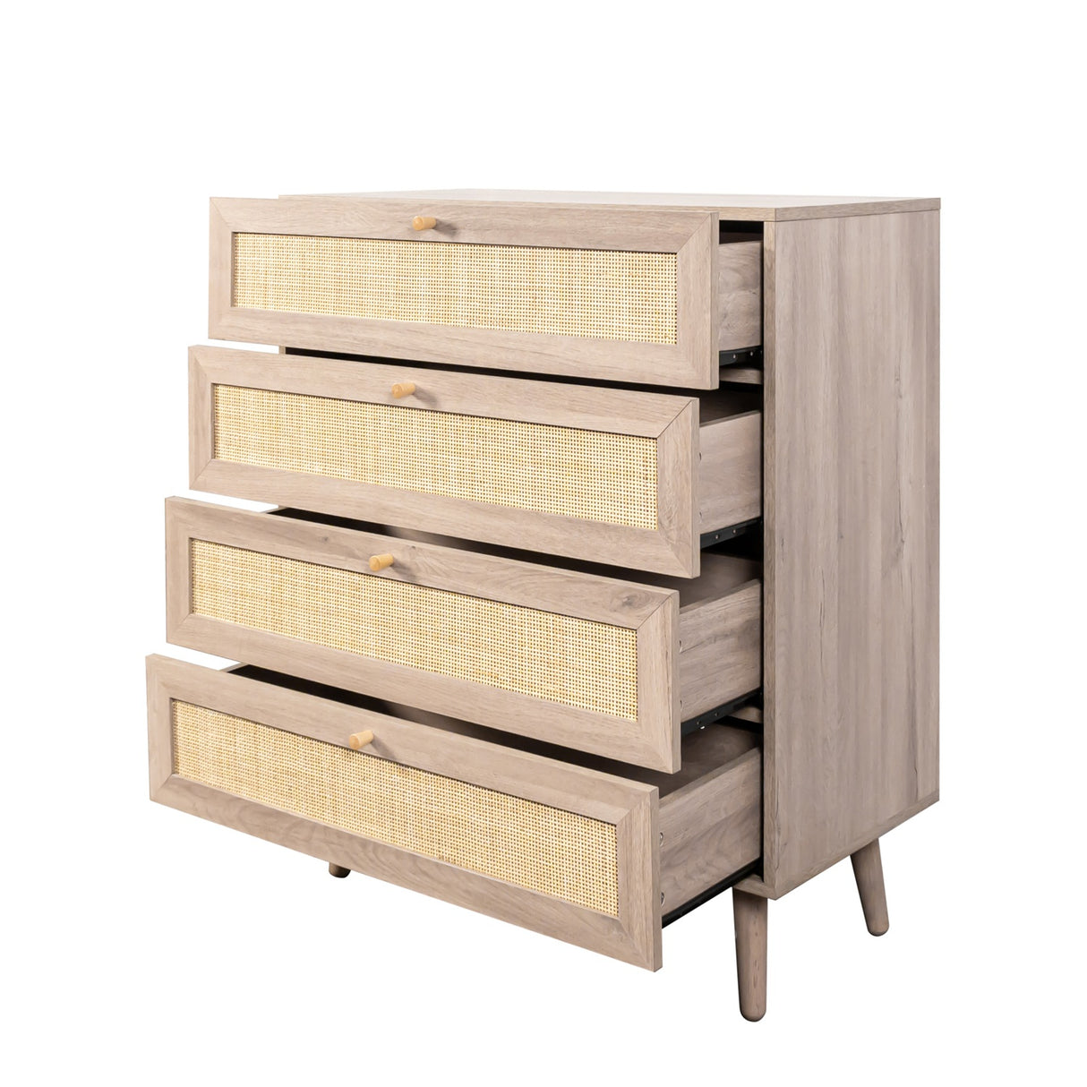 Willow Rattan 4 Drawer Chest of Drawers