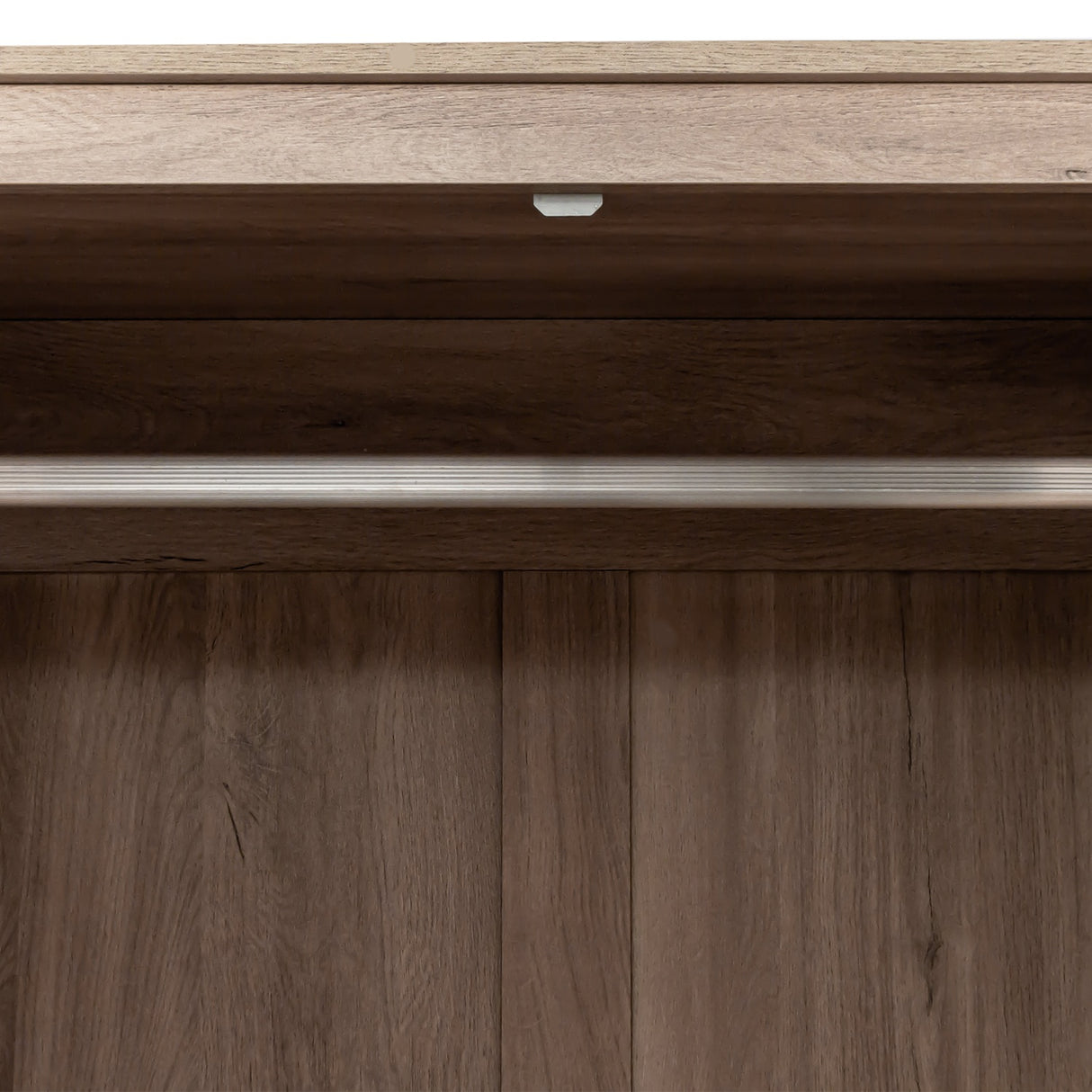 Willow Rattan 2 Door Double Wardrobe with 1 Drawer