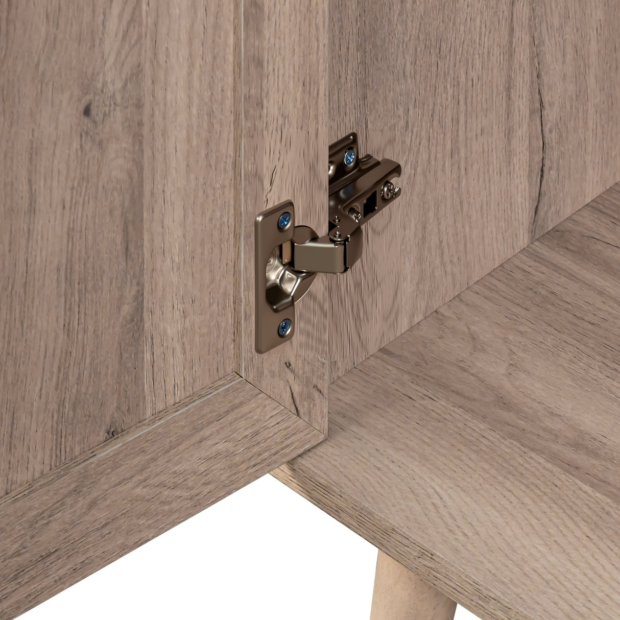 Willow Rattan 1 Door Bedside Table