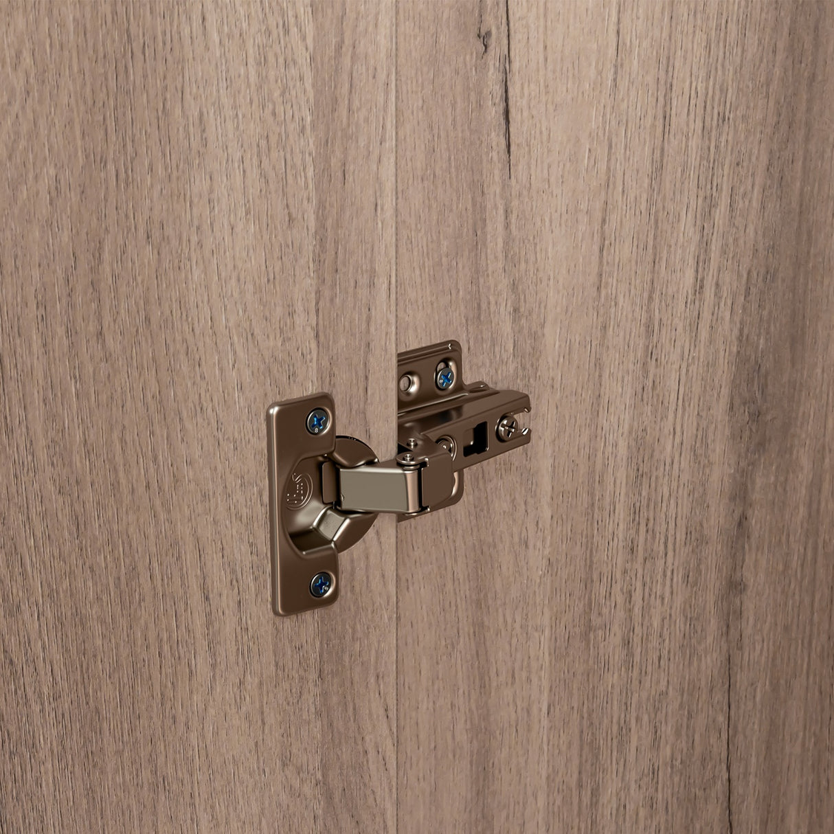 Willow Rattan Double Wardrobe with 1 Drawer Oak