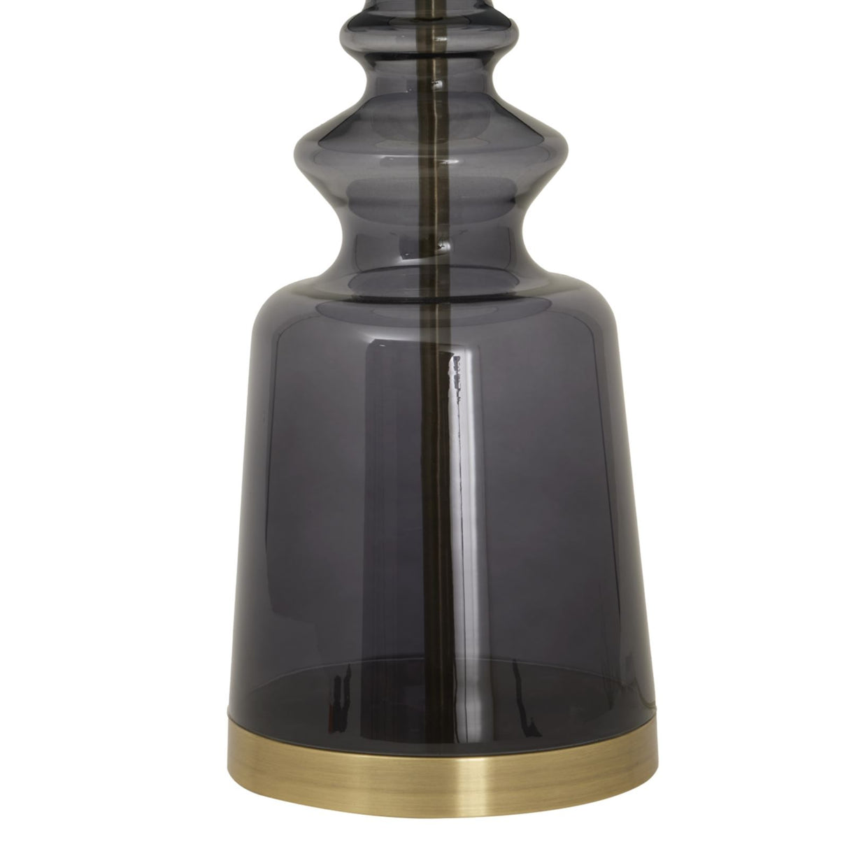 Luxton Glass Urn Table Lamp with Velvet Shade