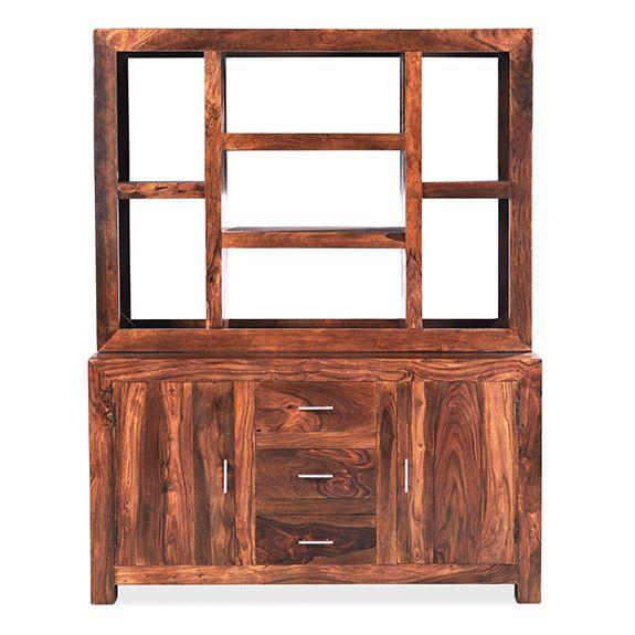 Sequoia 2 Door 3 Drawer Multishelf Kitchen Dresser