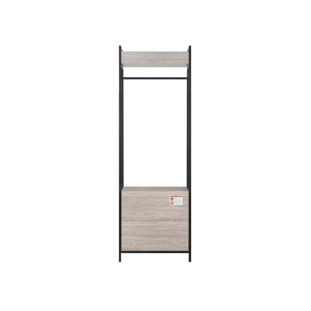 Alva Open Wardrobe with 2 Drawers 3 Piece Bedroom Set