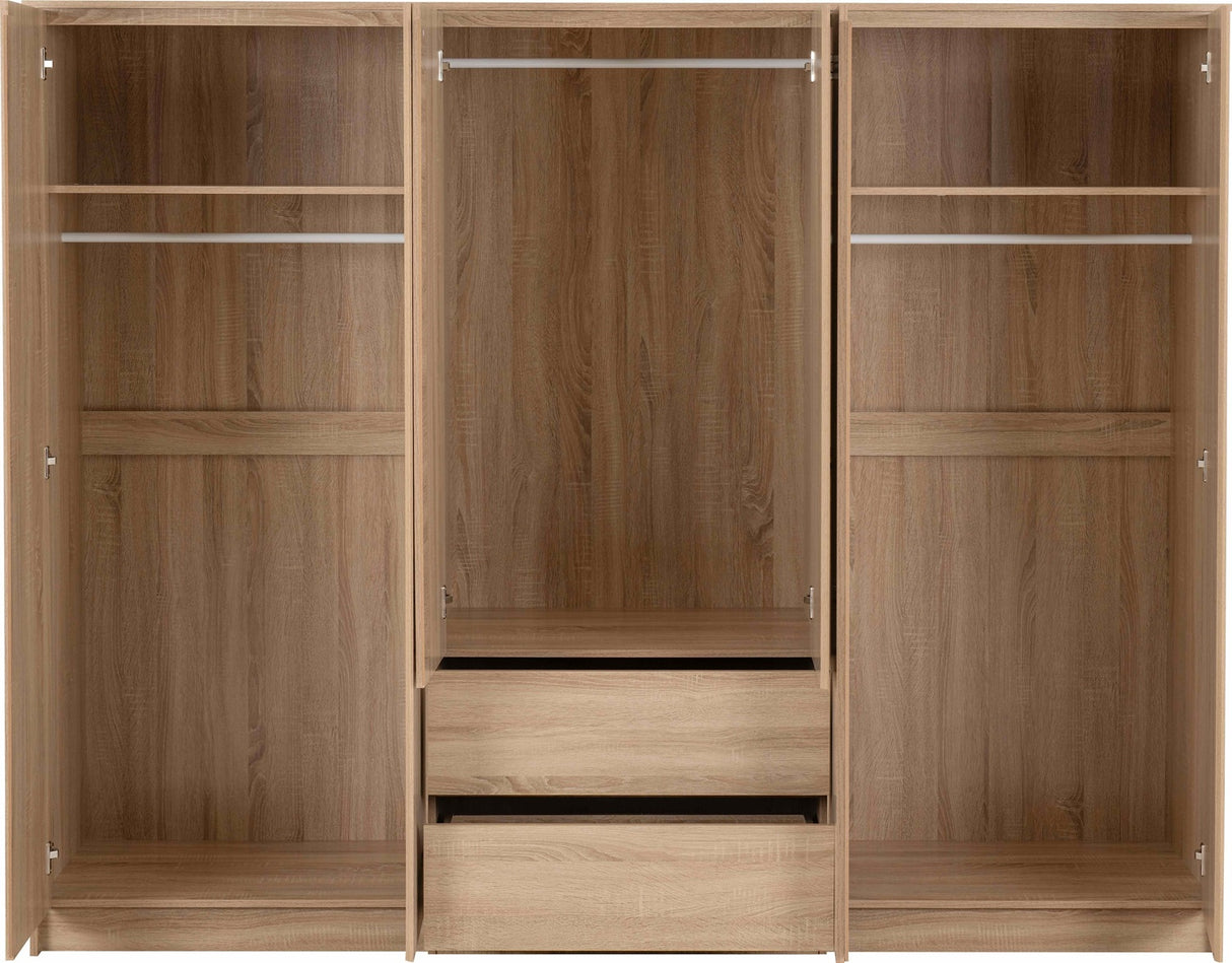 Malvern 6 Door 2 Drawer Wardrobe