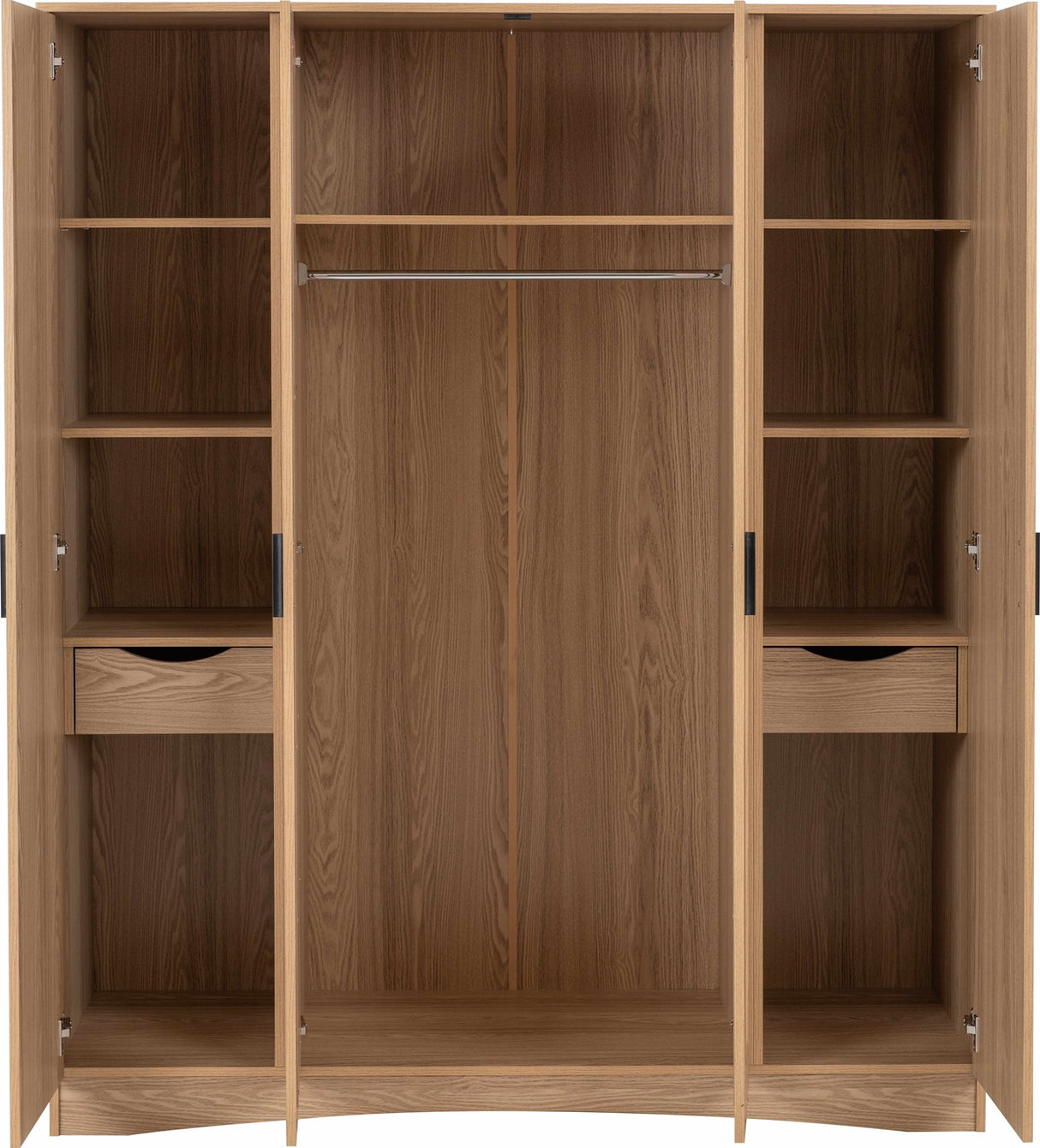 Tessa 4 Door Mirrored Wardrobe