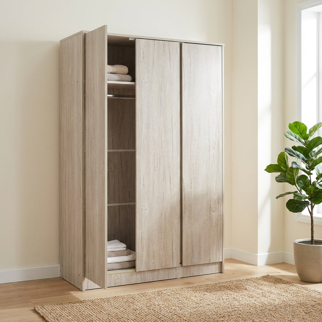 Malvern 3 Door Triple Wardrobe