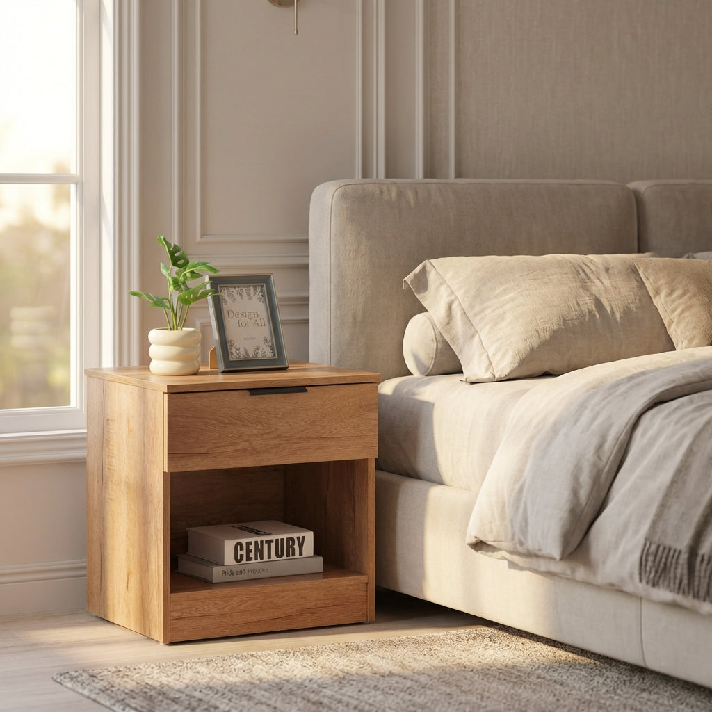 Richmond 1 Drawer Bedside Table