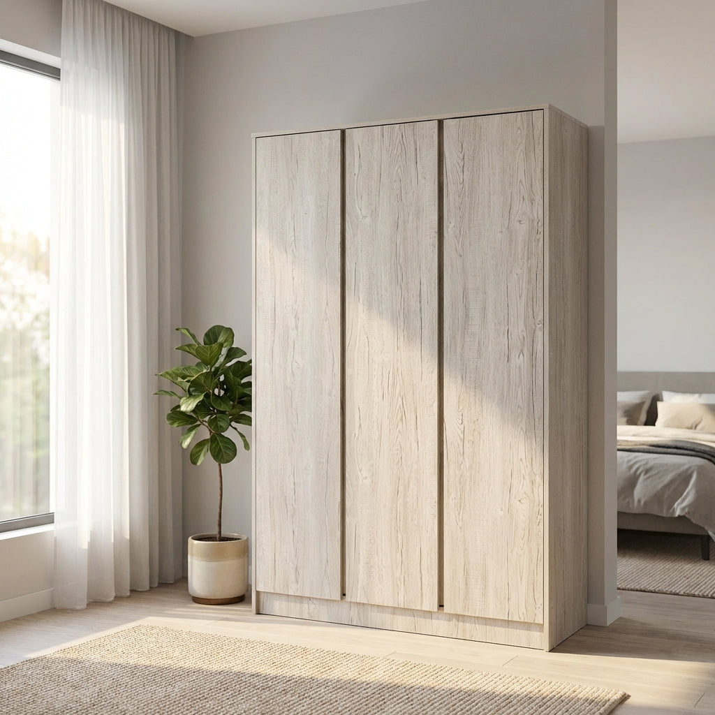 Malvern 3 Door Triple Wardrobe