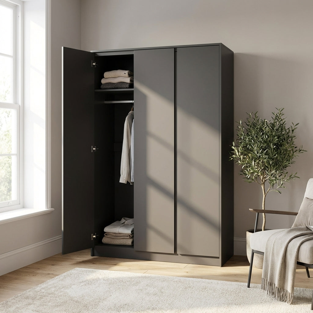 Malvern 3 Door Triple Wardrobe