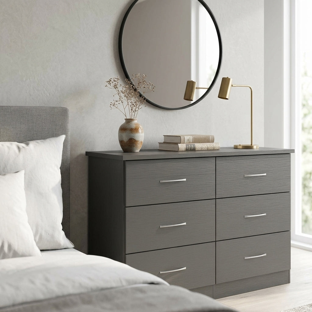 Nevada 6 Drawer Chest of Drawers