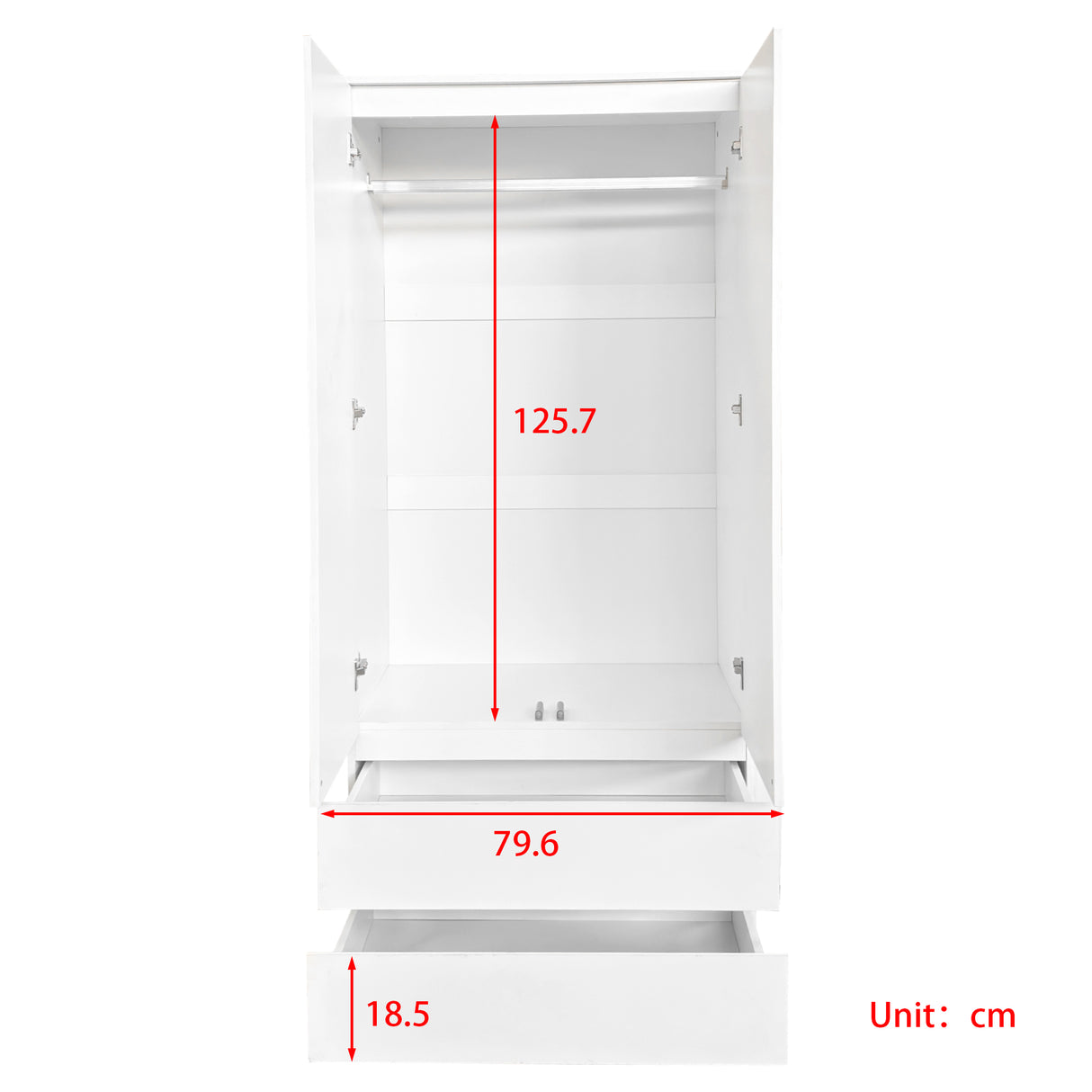 Soho 2 Door 2 Drawer Wardrobe