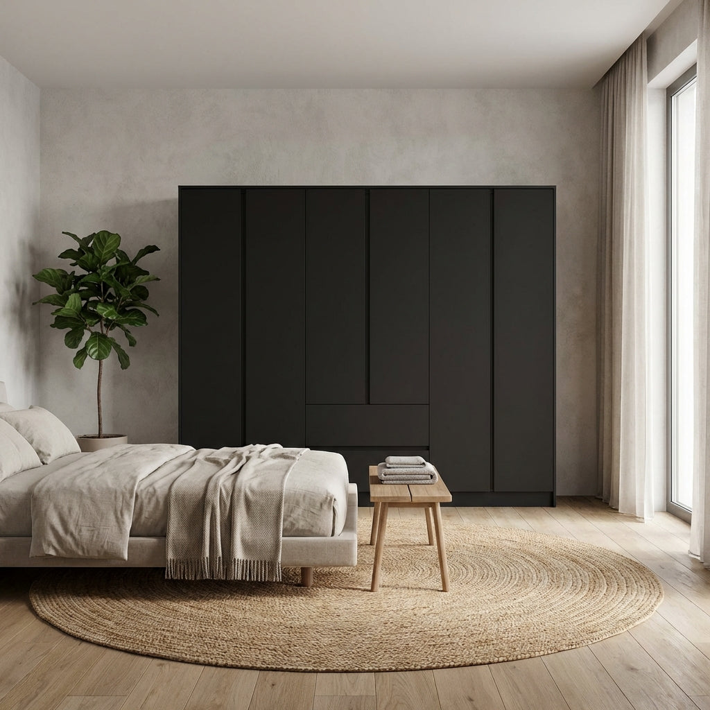 Malvern 6 Door 2 Drawer Wardrobe