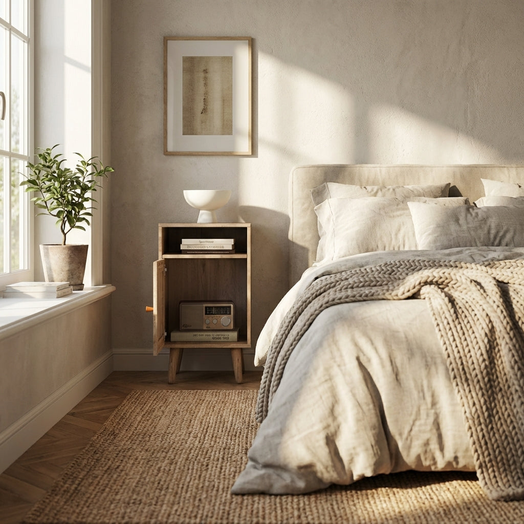 Willow Rattan 2 Door Wardrobe 3 Piece Bedroom Set