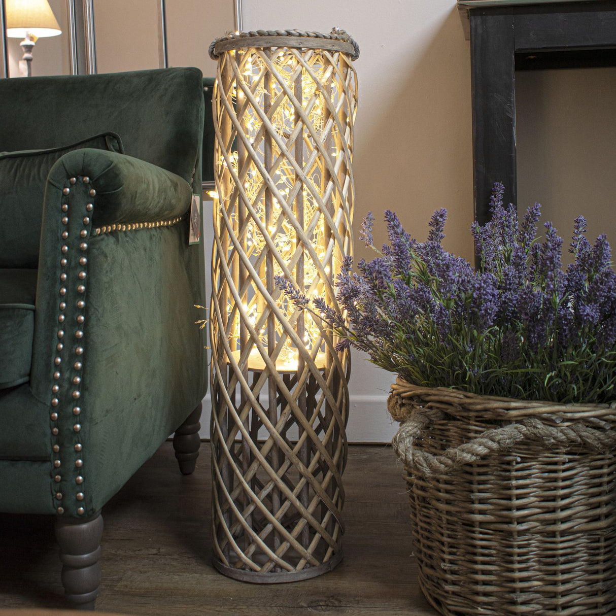 2.75m (9ft) Plug-In LED 8 Sequence Warm Cluster String Lights