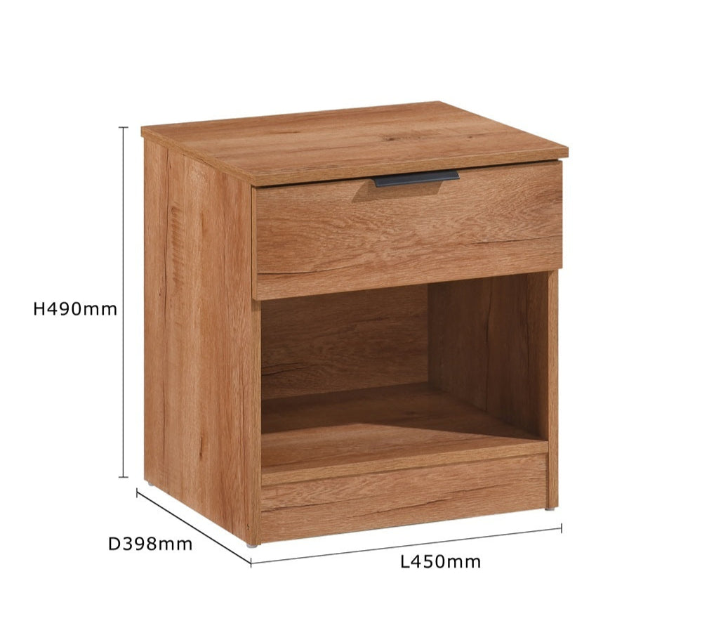 Richmond 1 Drawer Bedside Table