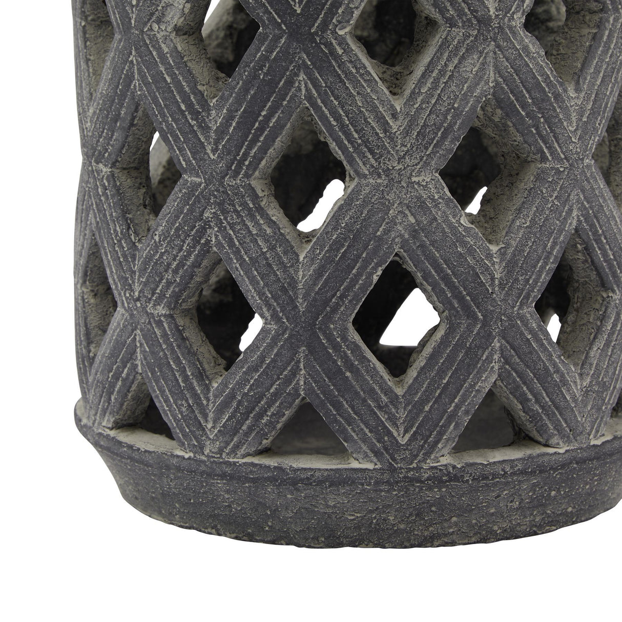 Amalfi Large Lattice Ceramic Lantern