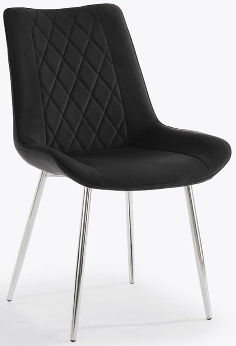 2 Alice Velvet Dining Chairs - TGC