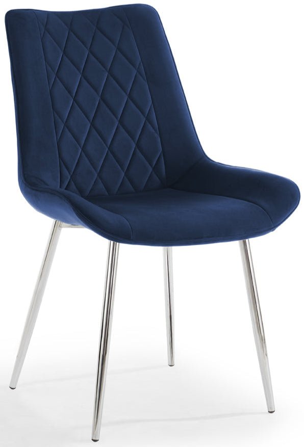 2 Alice Velvet Dining Chairs - TGC