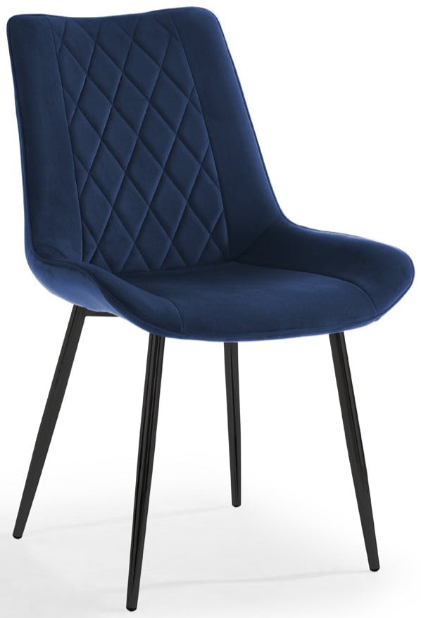 2 Alice Velvet Dining Chairs - TGC