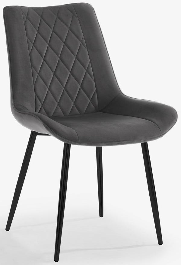 2 Alice Velvet Dining Chairs - TGC