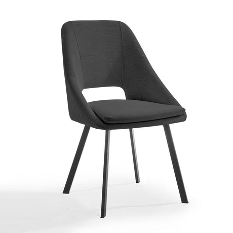 2 Bella Fabric Dining Chairs - TGC