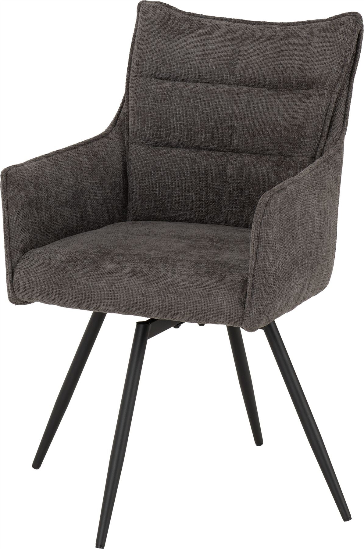 2 Lewis Carver Swivel Chair High Arms - Seconique