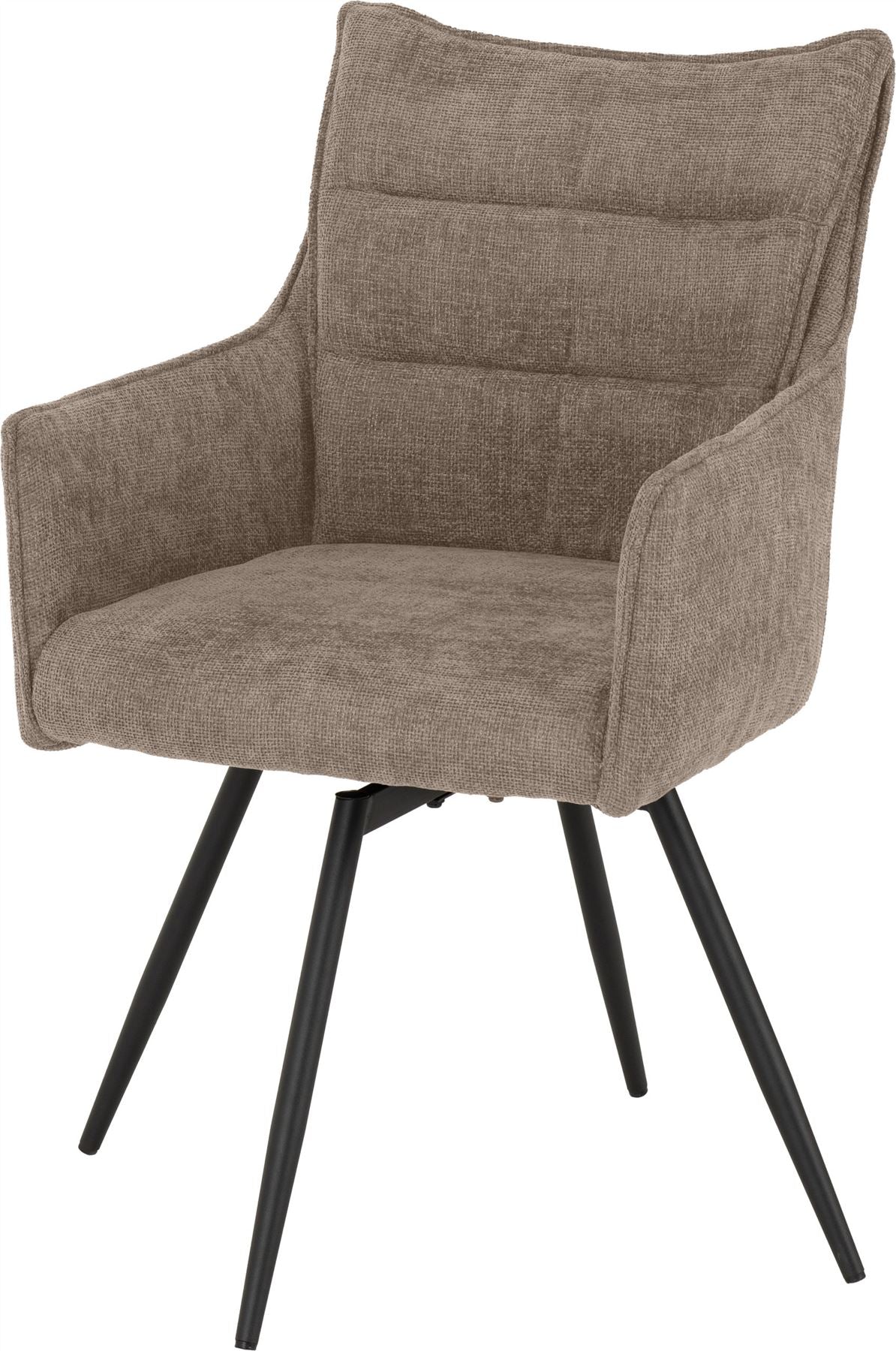 2 Lewis Carver Swivel Chair High Arms - Seconique