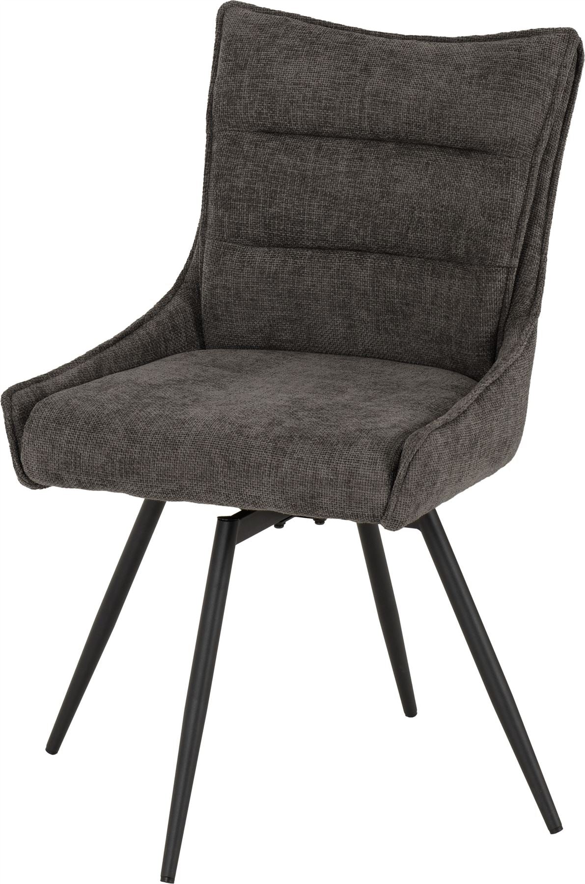 2 Lewis Carver Swivel Chair Low Arms - Seconique