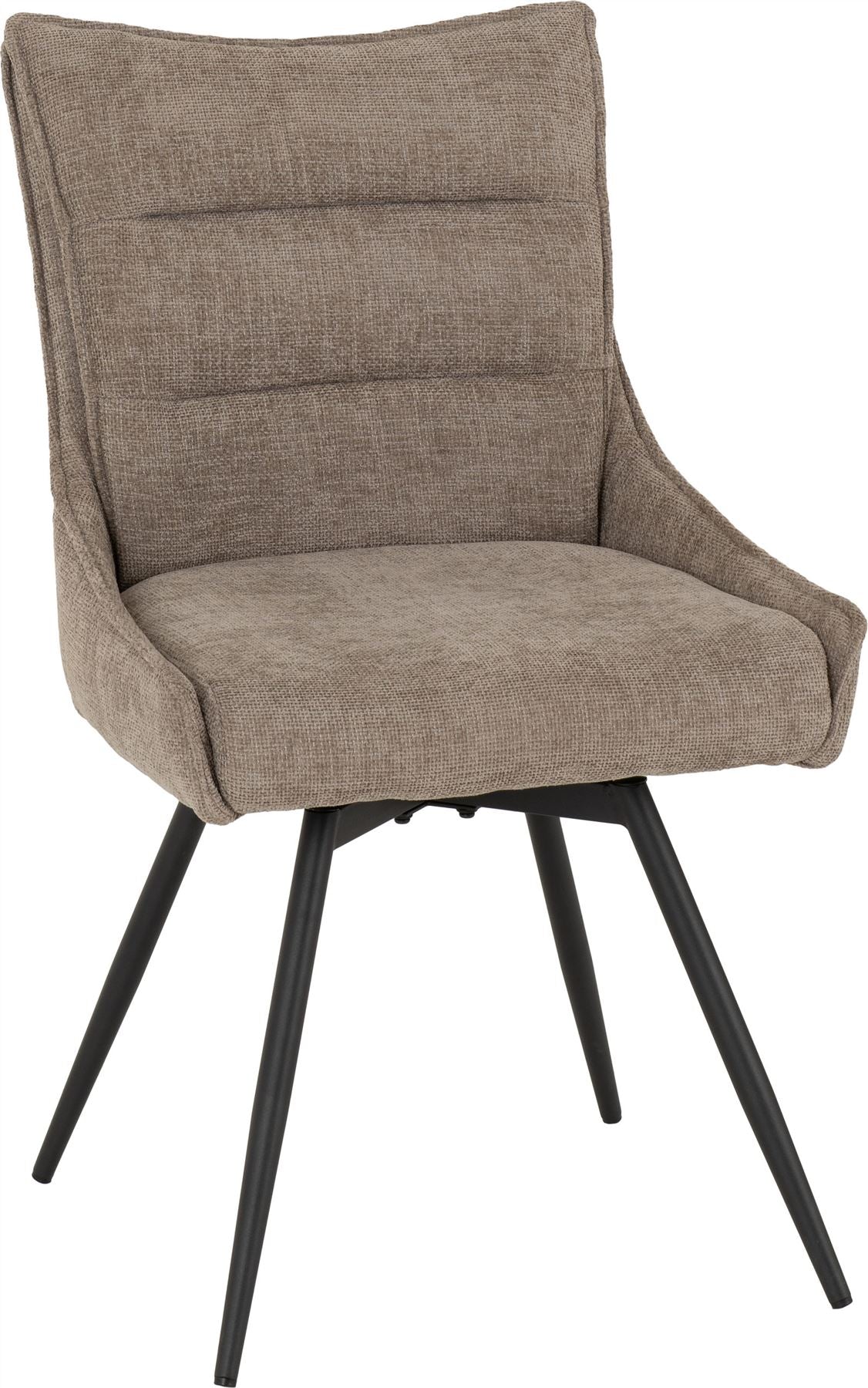 2 Lewis Carver Swivel Chair Low Arms - Seconique