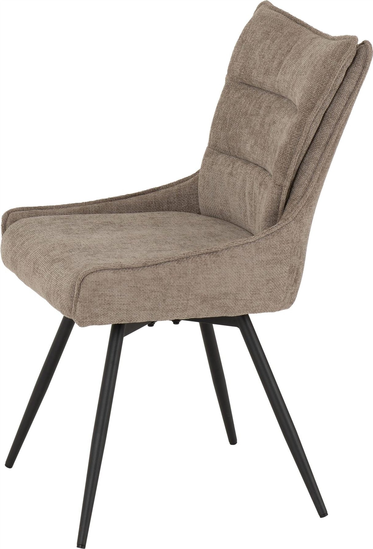 2 Lewis Carver Swivel Chair Low Arms - Seconique
