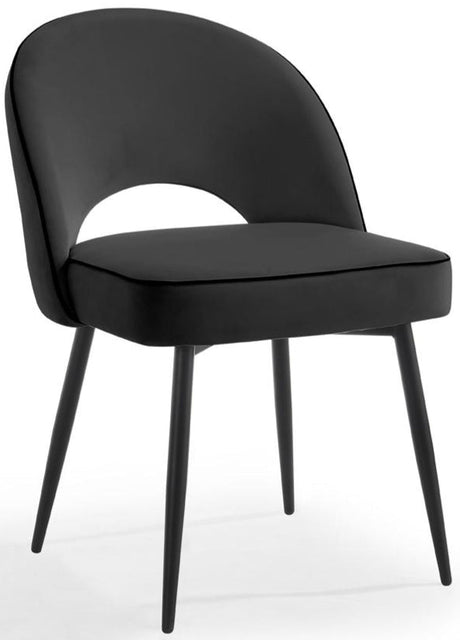 2 Tilly Velvet Dining Chairs - TGC