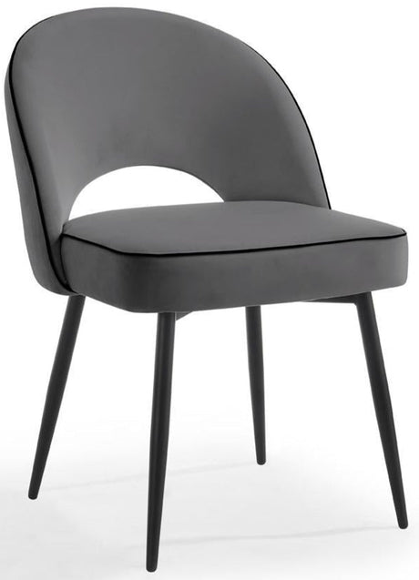 2 Tilly Velvet Dining Chairs - TGC