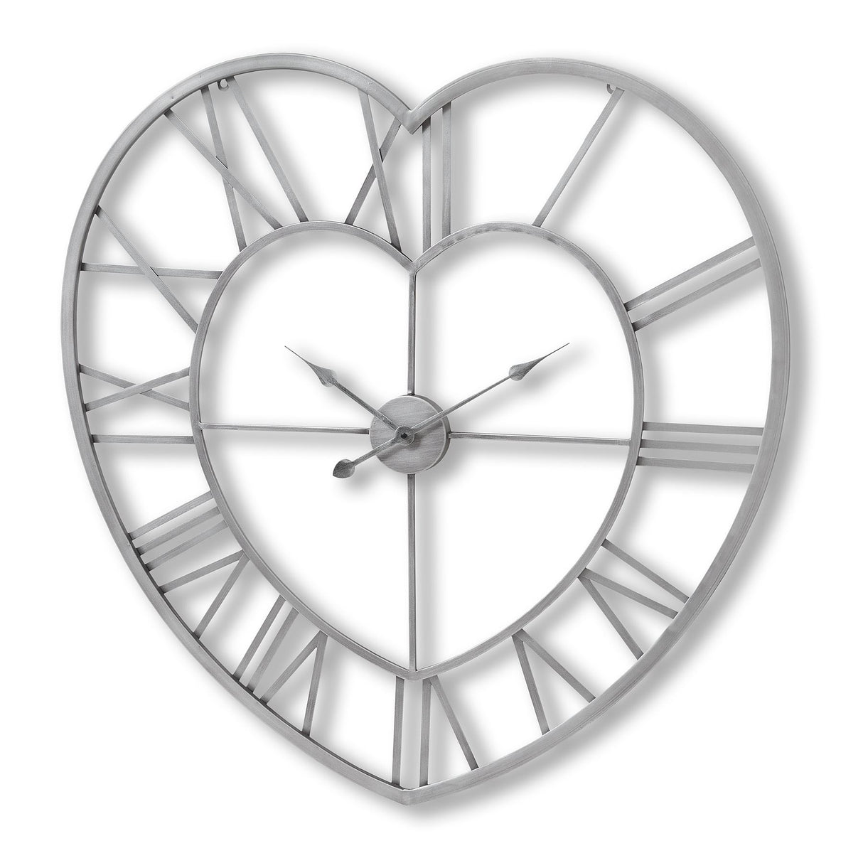 Heart Shaped Skeleton Wall Clock