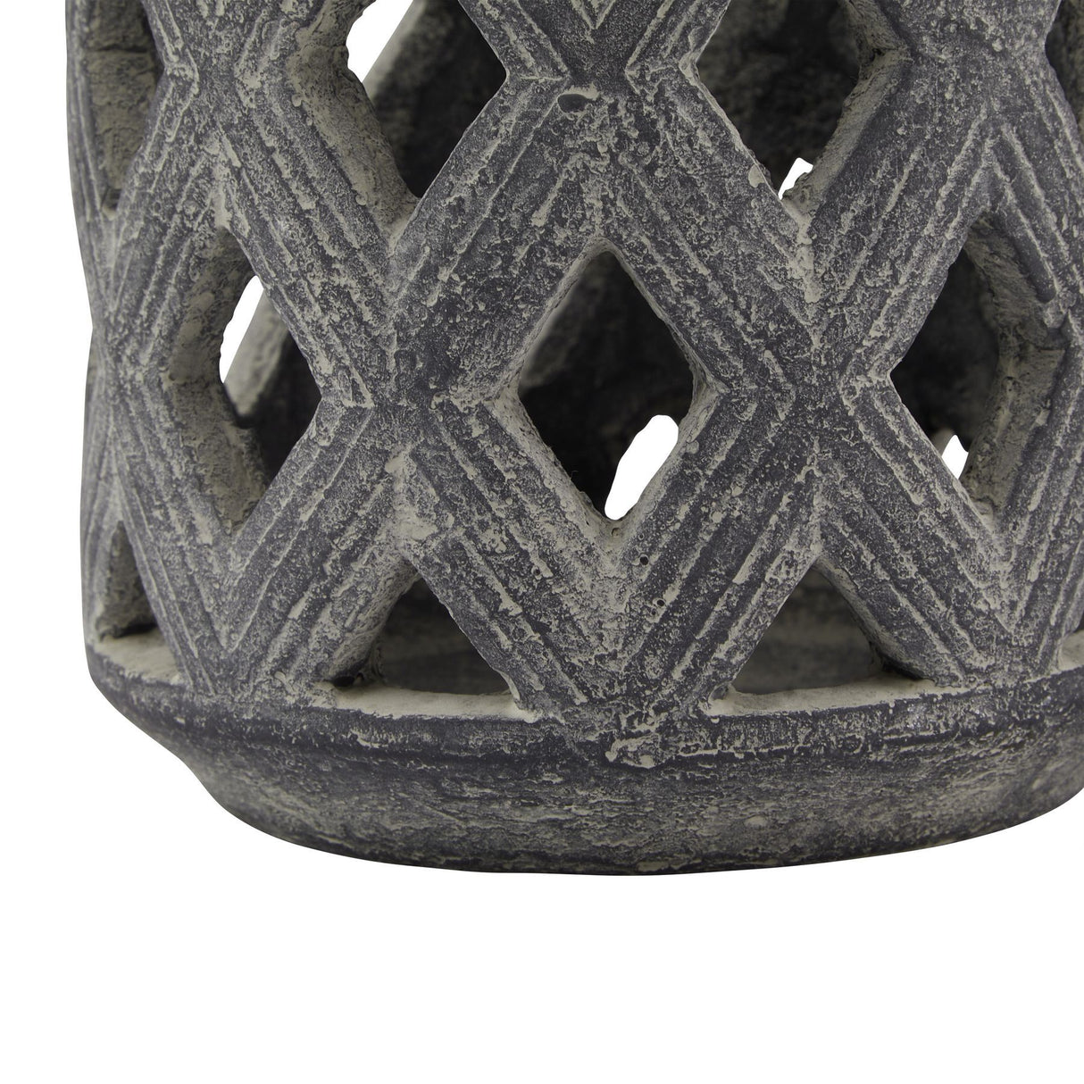 Amalfi Lattice Ceramic Lantern