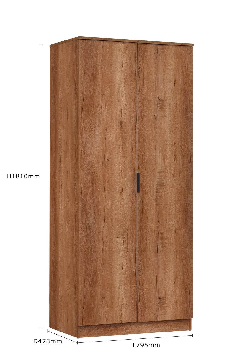 Richmond 2 Door Double Wardrobe