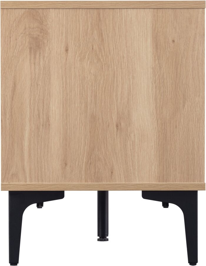 Miami Ridged 140cm 2 Door TV Unit with Shelves