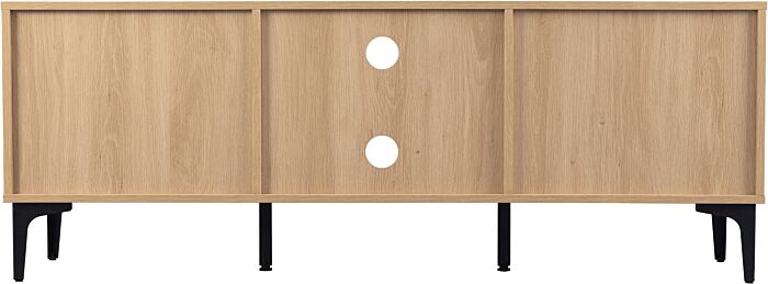 Miami Ridged 140cm 2 Door TV Unit with Shelves