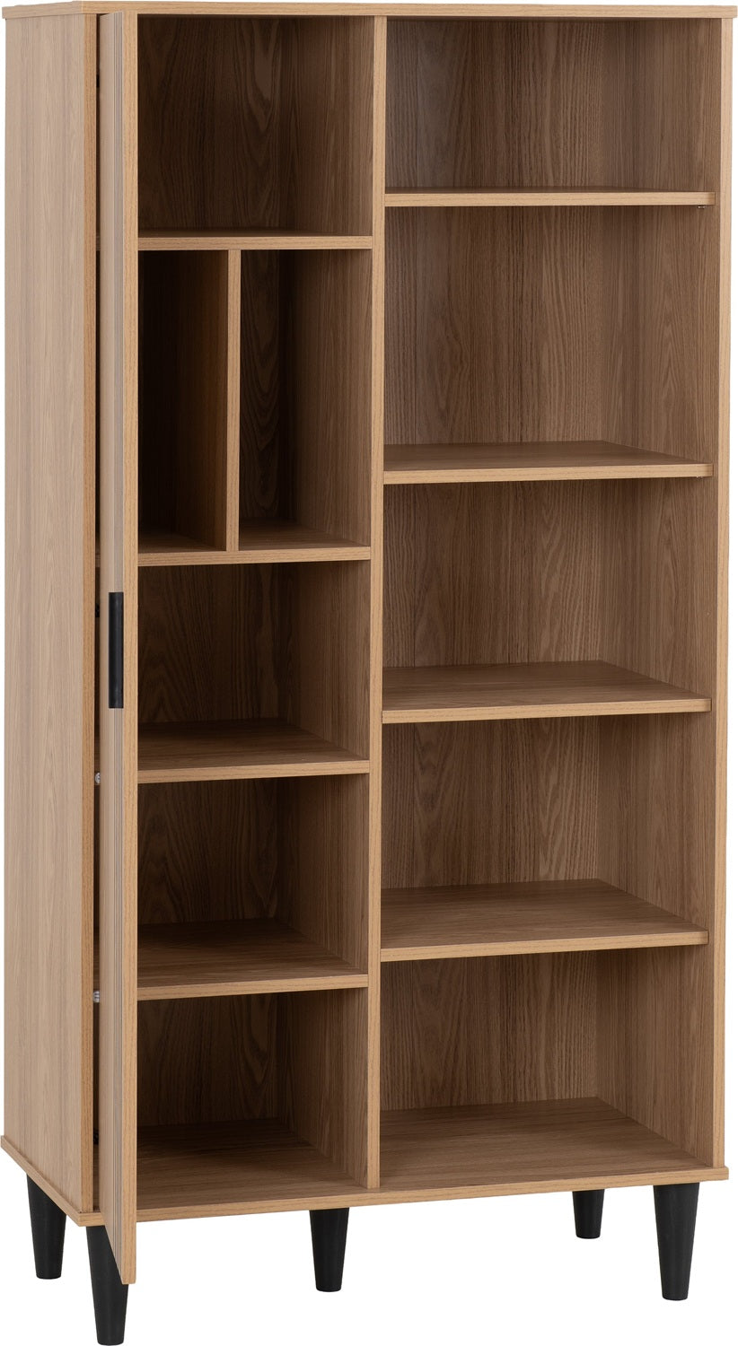 Tessa 1 Door Bookcase Storage Cupboard