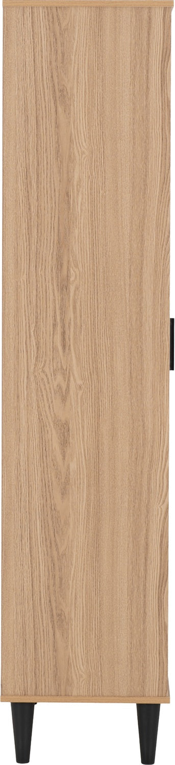 Tessa 1 Door 2 Drawer Bookcase Storage Cupboard