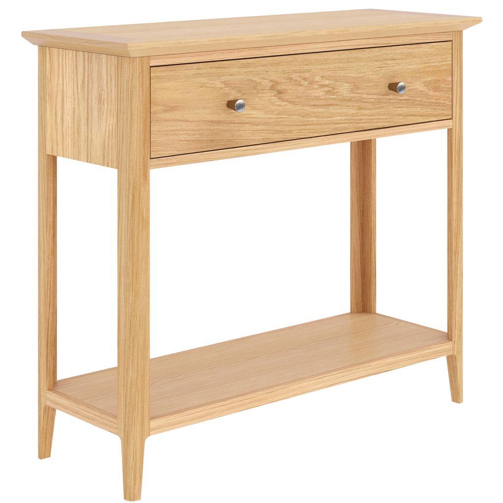 Saxon 1 Drawer Open Shelf Console Table