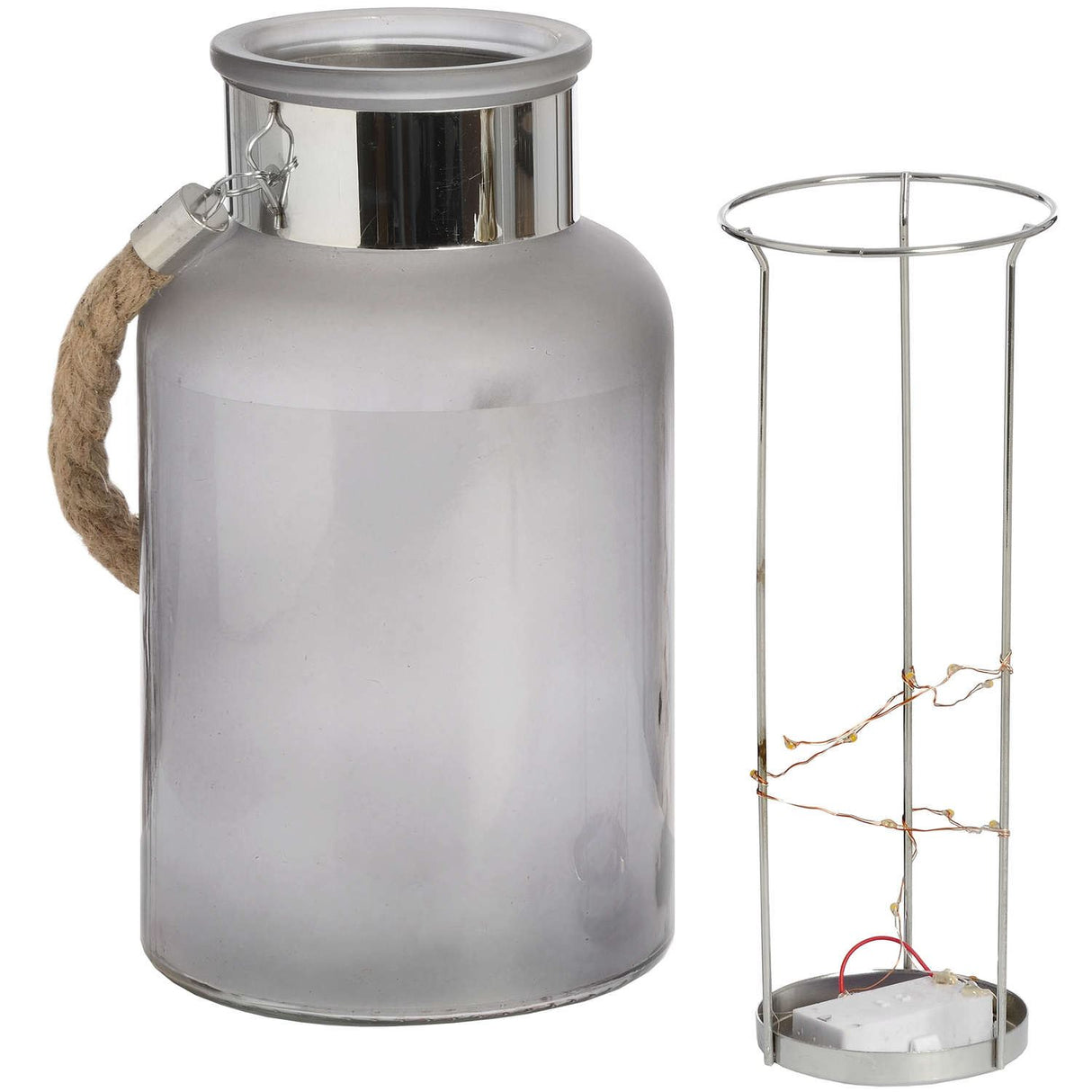 Frosted Glass LED Decorative Lantern