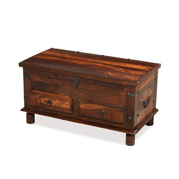 Denali 2 Drawer Thacket Coffee Table Trunk