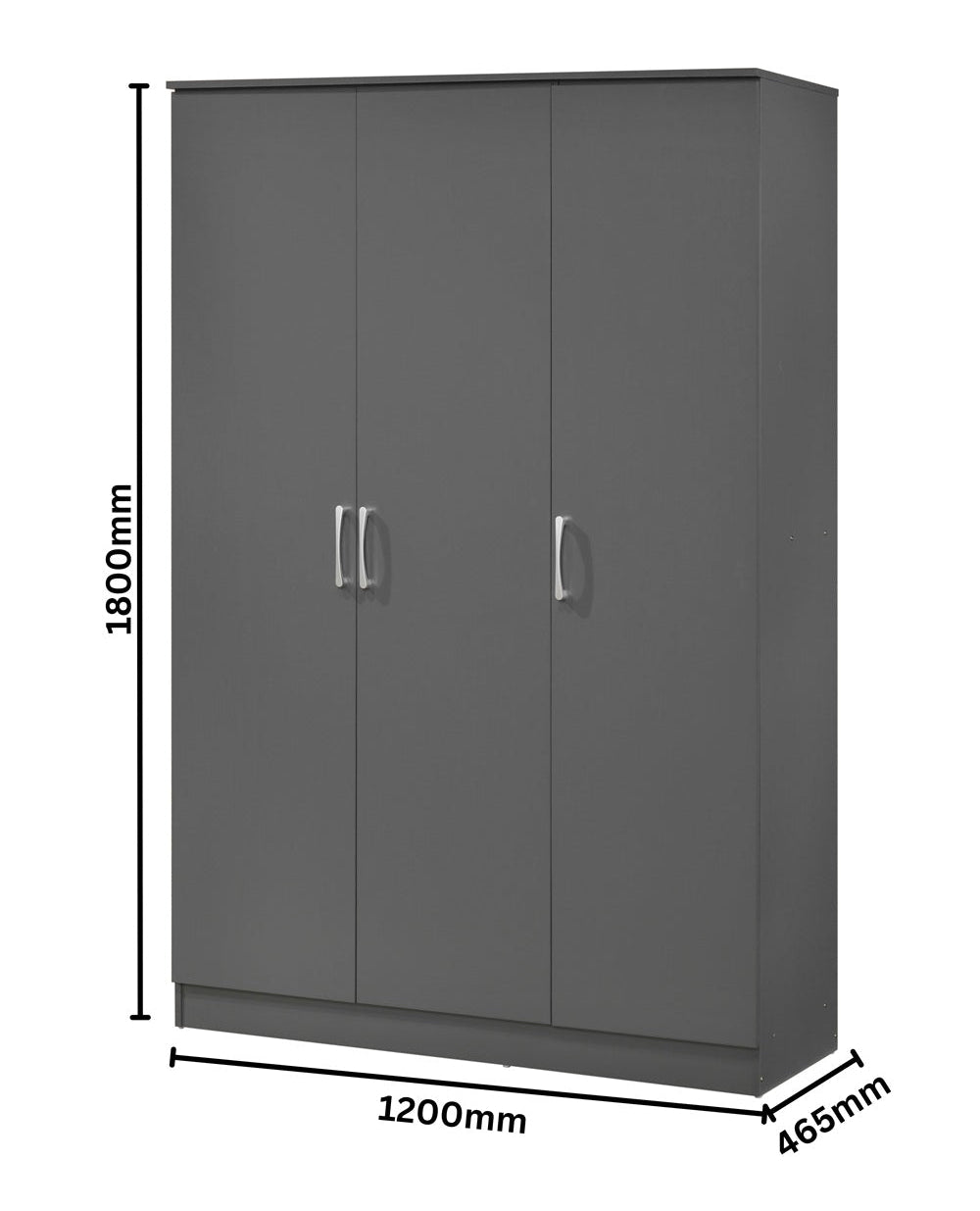 Highbury 3 Door Triple Wardrobe