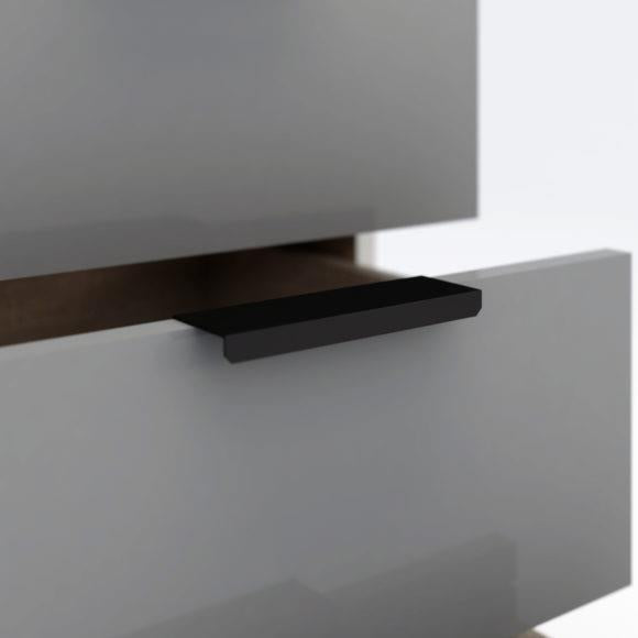 Madrid 3 Drawer Bedside Table