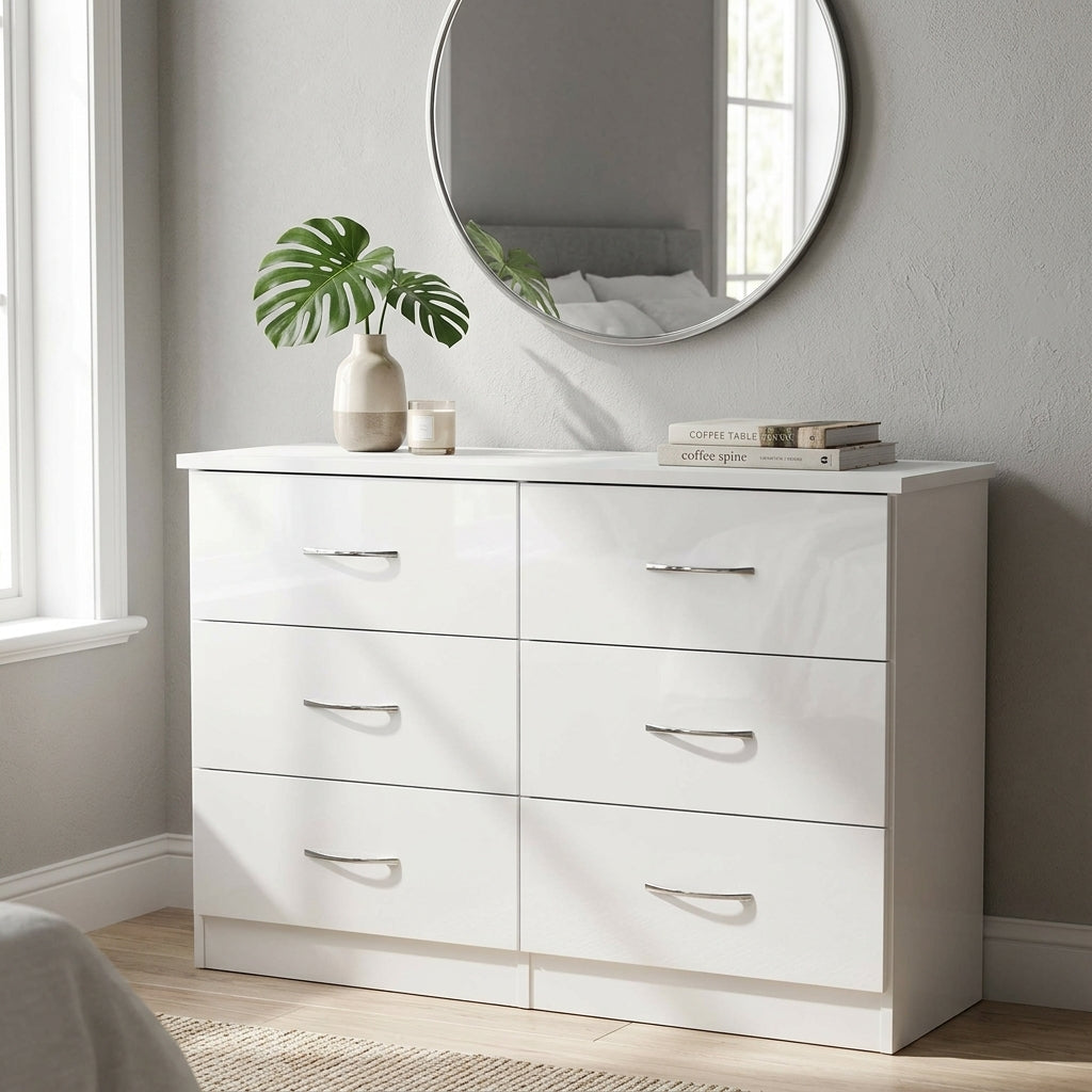 Nevada 6 Drawer Chest of Drawers